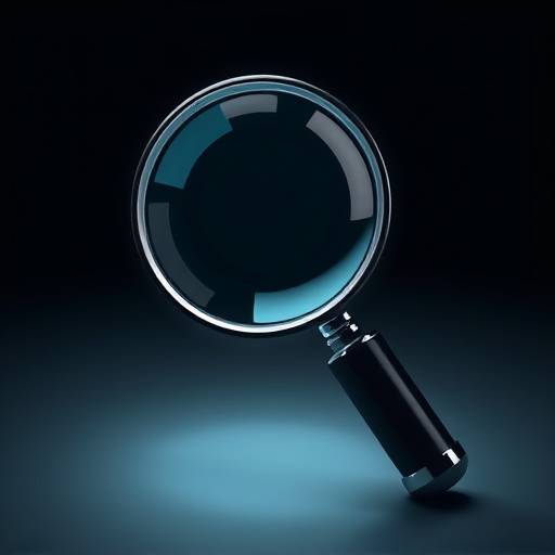 Icône représentant une loupe, symbolisant la découverte