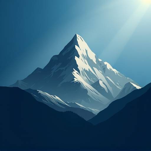 Icône représentant une montagne, symbolisant l'aventure